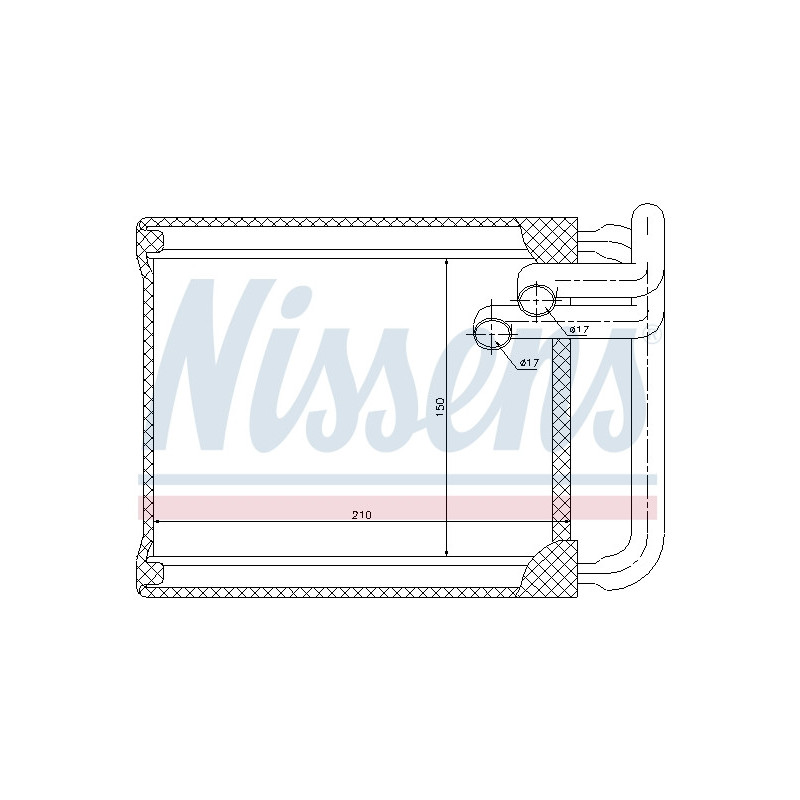 Radiateur de chauffage NISSENS
