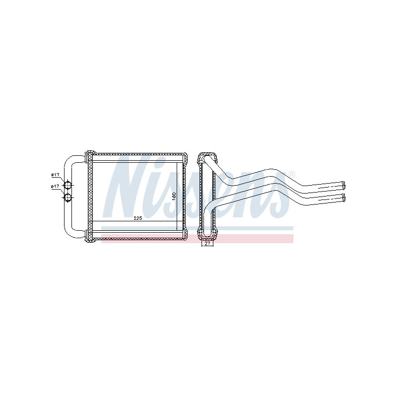 Radiateur de chauffage NISSENS