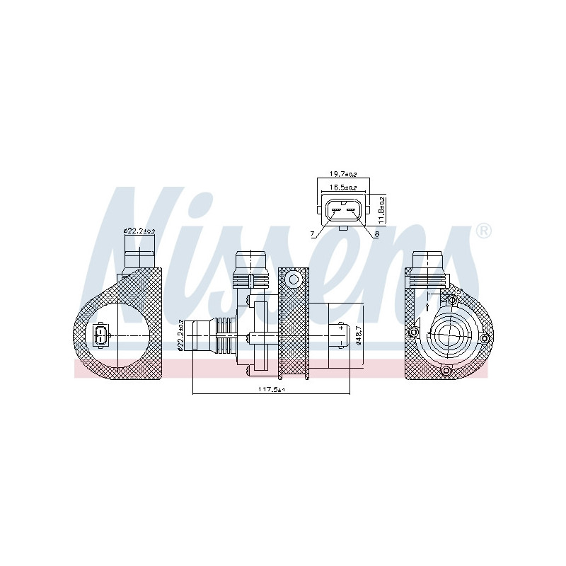 Pompe à eau NISSENS