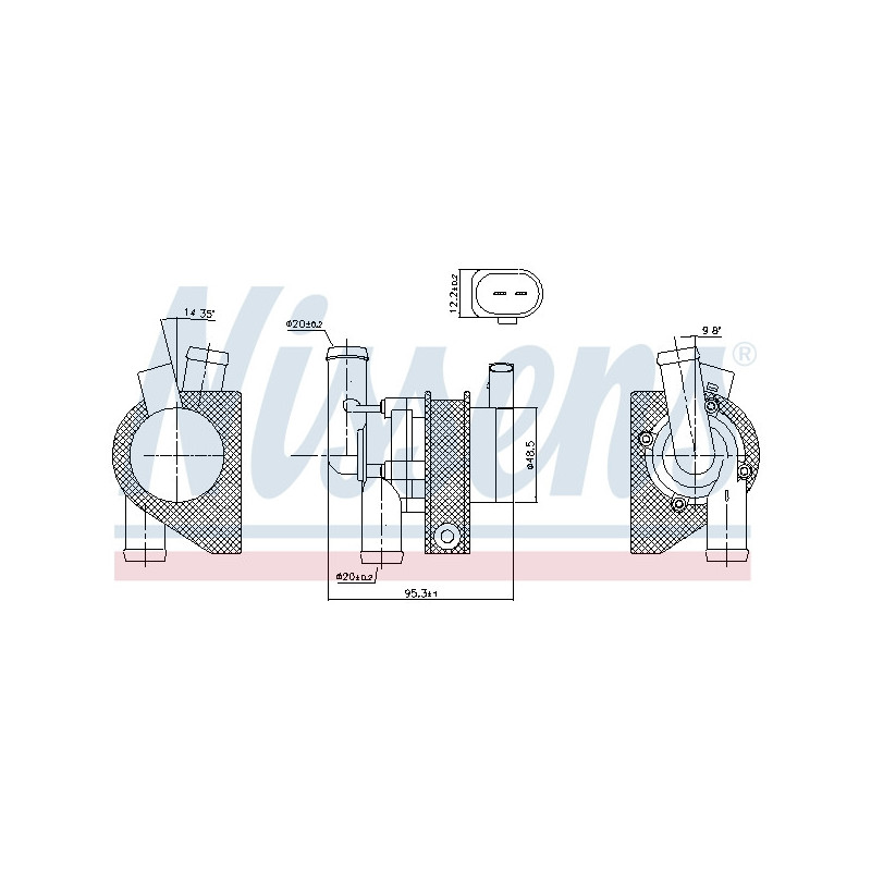 Pompe à eau NISSENS