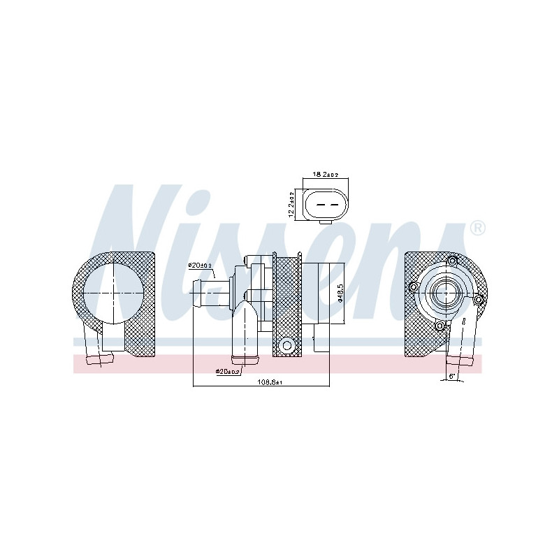 Pompe à eau NISSENS