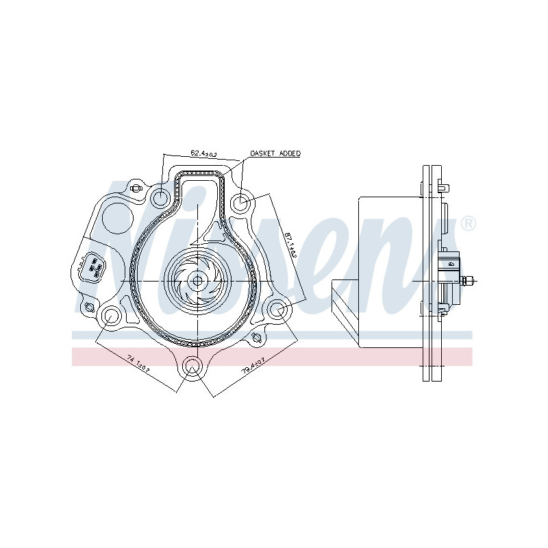Pompe à eau NISSENS