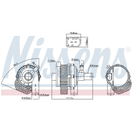 Pompe à eau NISSENS