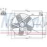 Ventilateur (refroidissement moteur) NISSENS