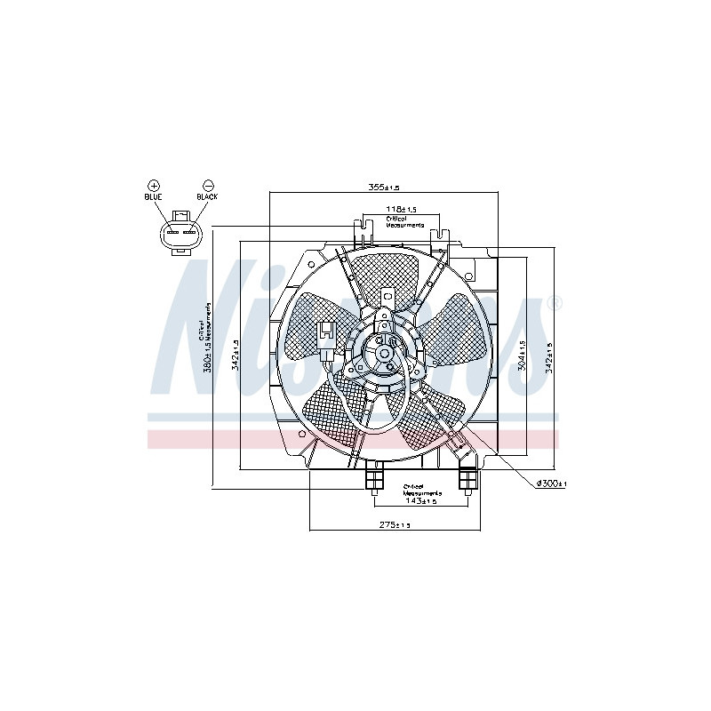Ventilateur (refroidissement moteur) NISSENS