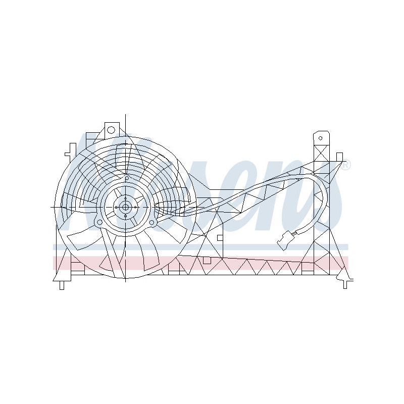 Ventilateur (refroidissement moteur) NISSENS