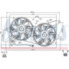 Ventilateur (refroidissement moteur) NISSENS