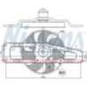 Ventilateur (refroidissement moteur) NISSENS