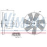 Ventilateur (refroidissement moteur) NISSENS