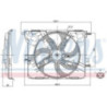 Ventilateur (refroidissement moteur) NISSENS