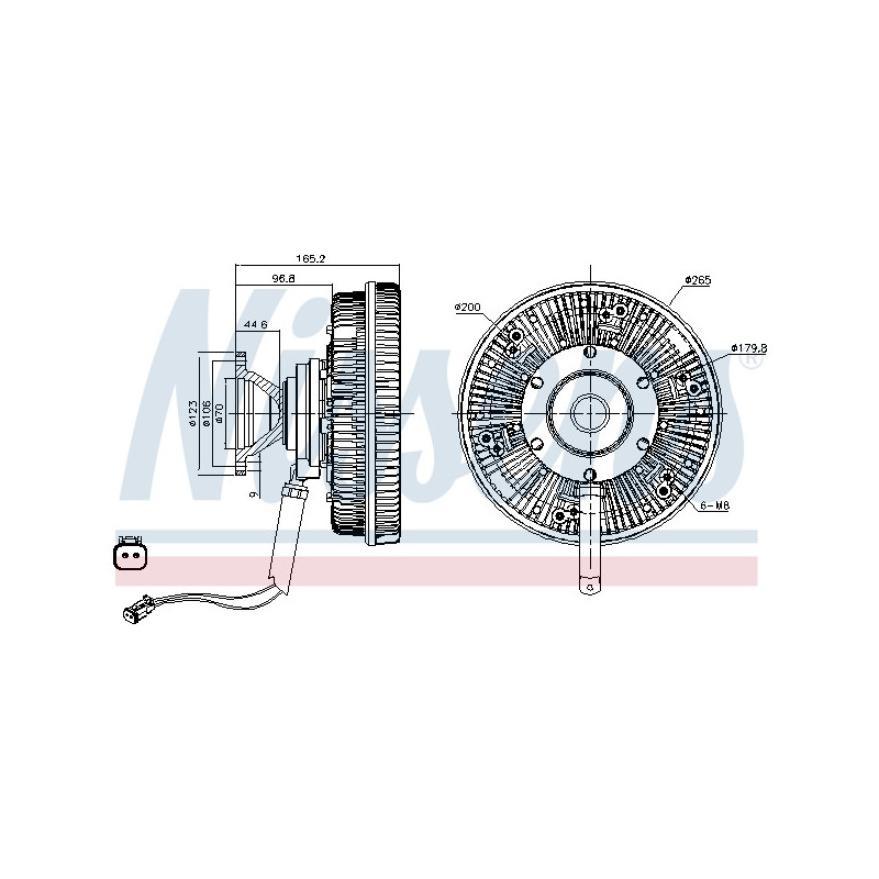 Visco-coupleur NISSENS