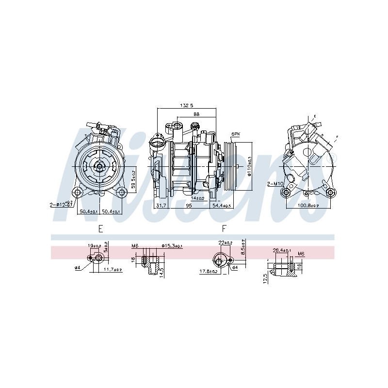 Compresseur de climatisation NISSENS