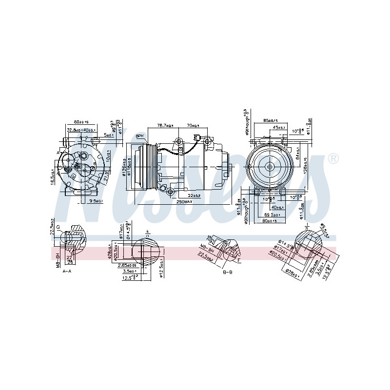 Compresseur de climatisation NISSENS