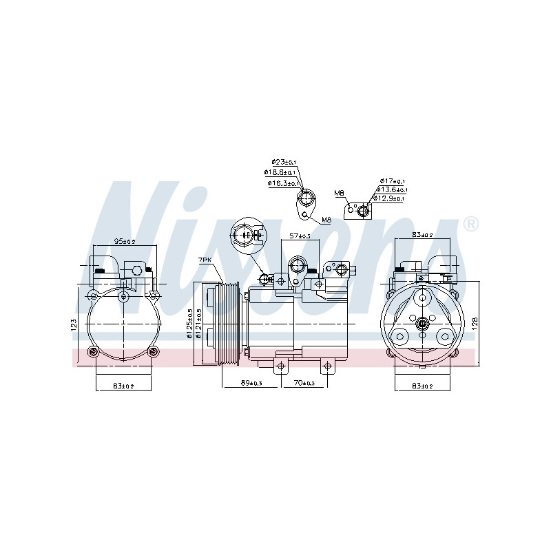 Compresseur de climatisation NISSENS