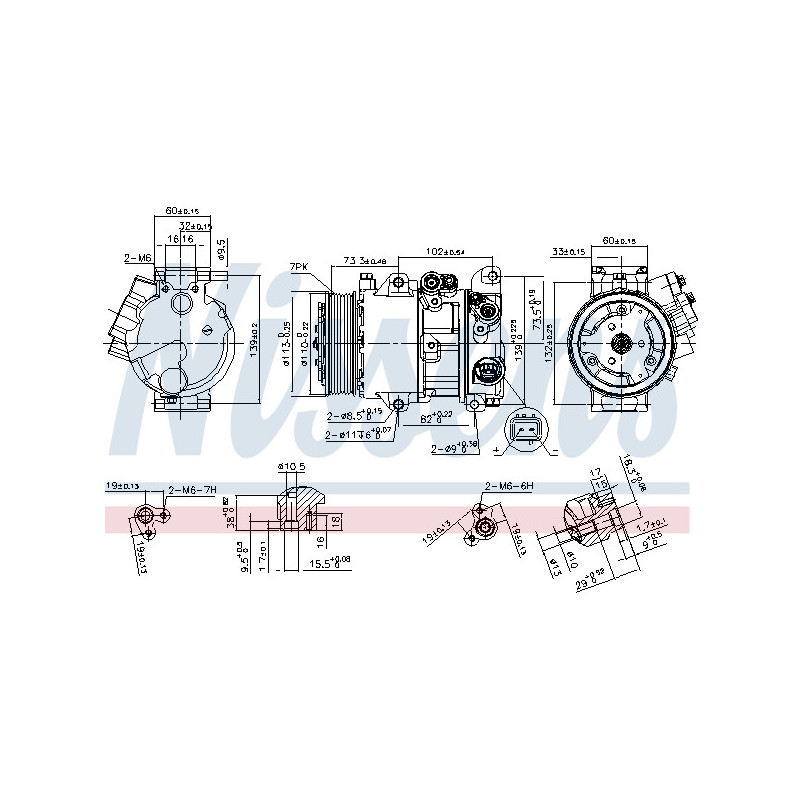 Compresseur de climatisation NISSENS
