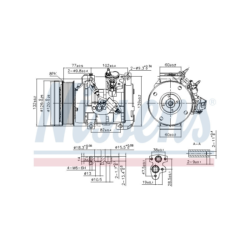 Compresseur de climatisation NISSENS