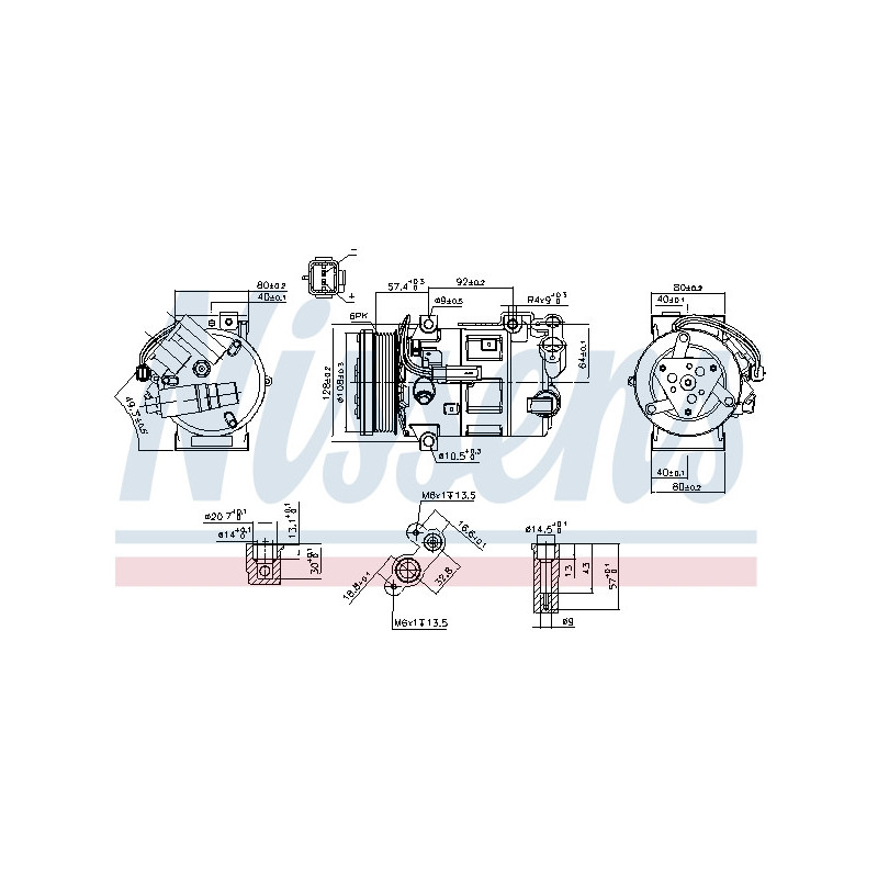 Compresseur de climatisation NISSENS