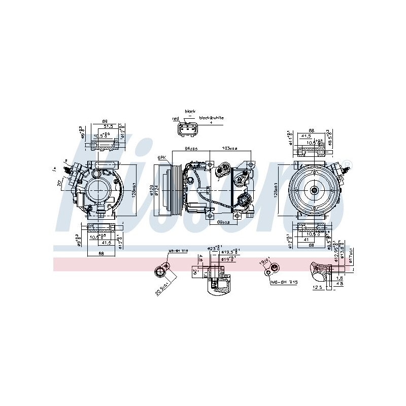 Compresseur de climatisation NISSENS