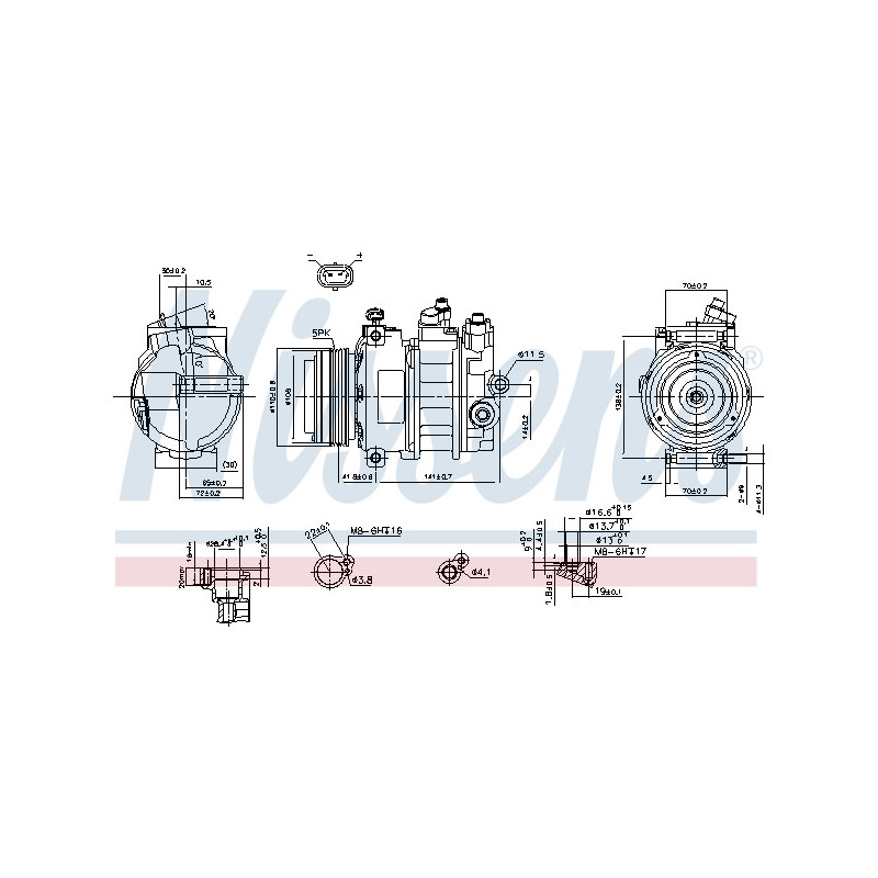 Compresseur de climatisation NISSENS