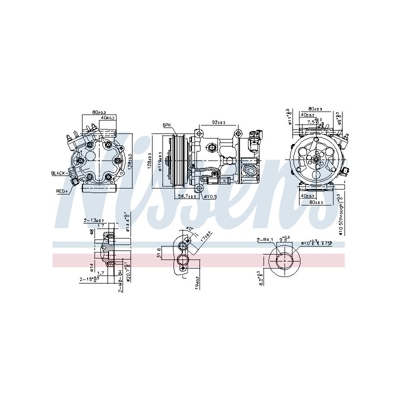 Compresseur de climatisation NISSENS