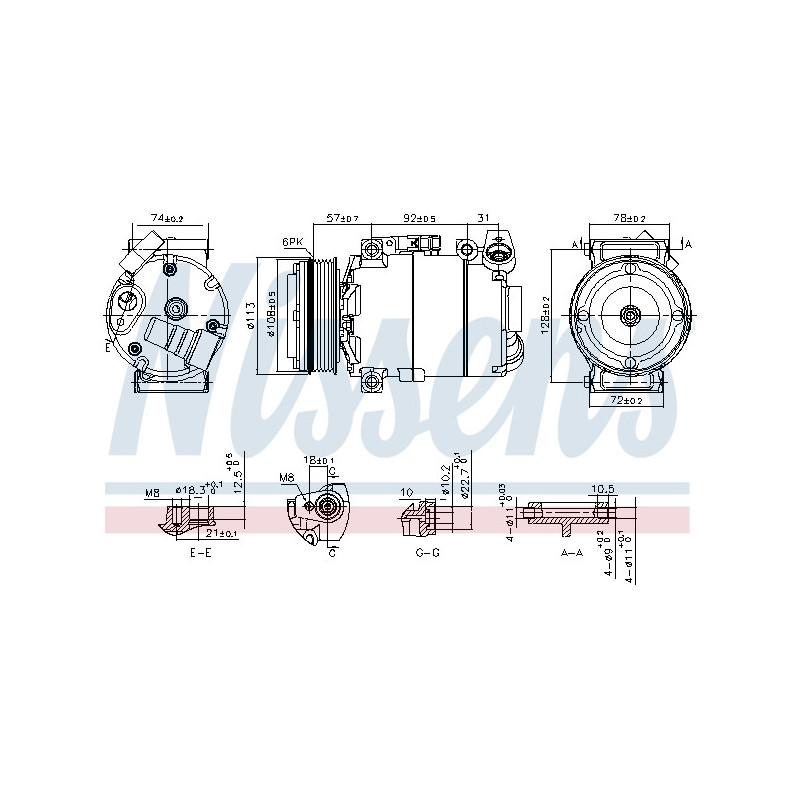 Compresseur de climatisation NISSENS
