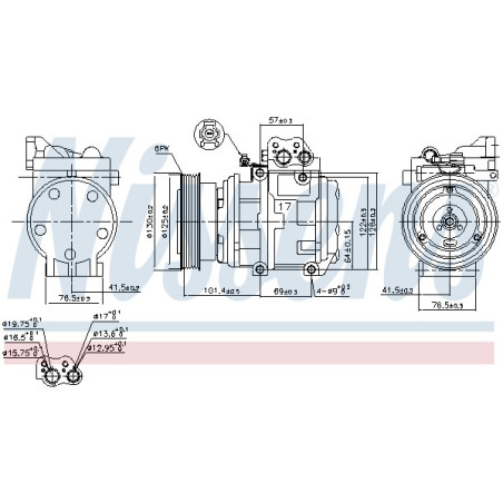 Compresseur de climatisation NISSENS