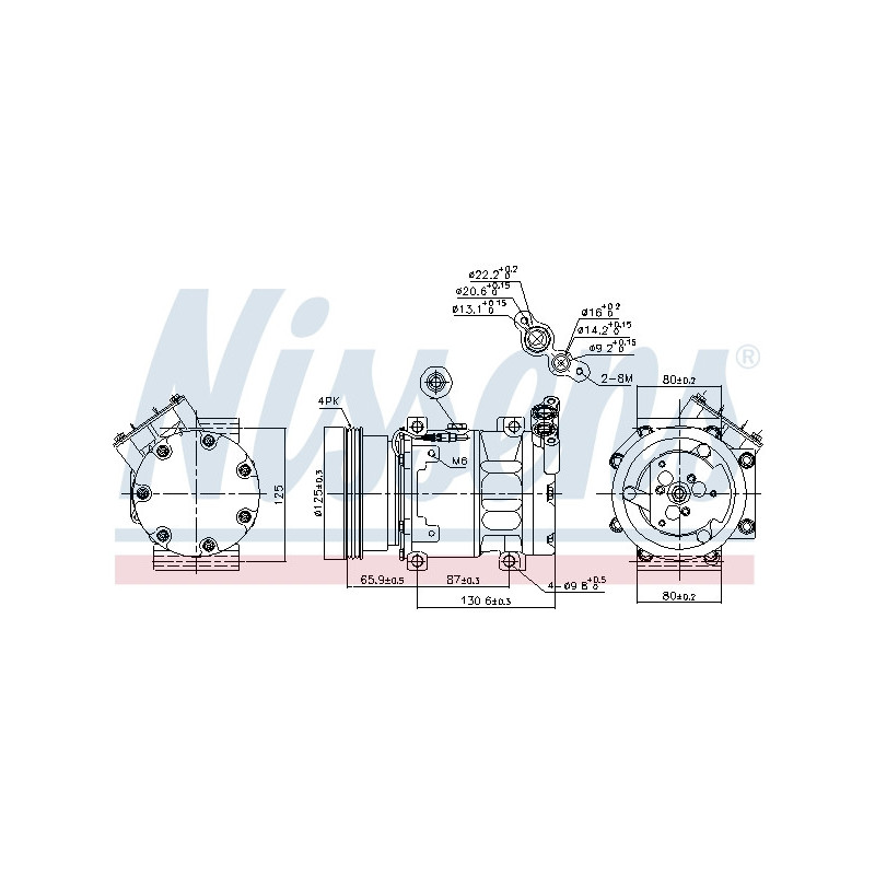 Compresseur de climatisation NISSENS
