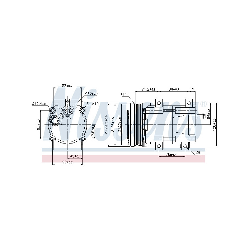 Compresseur de climatisation NISSENS