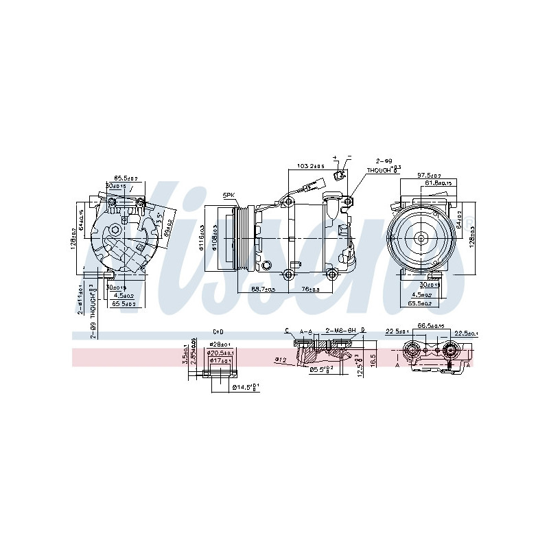 Compresseur de climatisation NISSENS