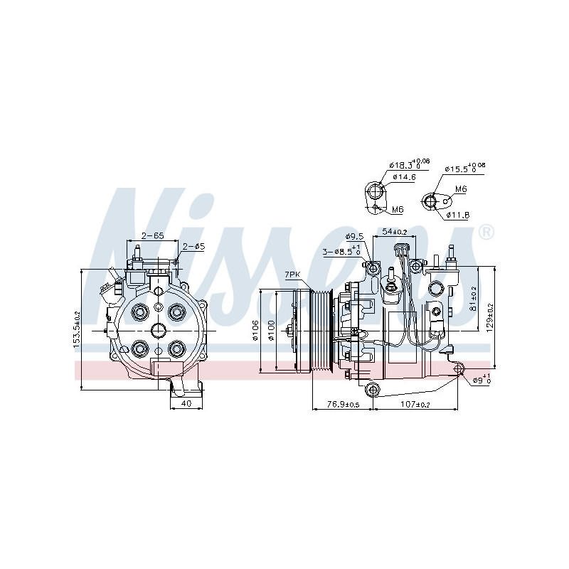 Compresseur de climatisation NISSENS
