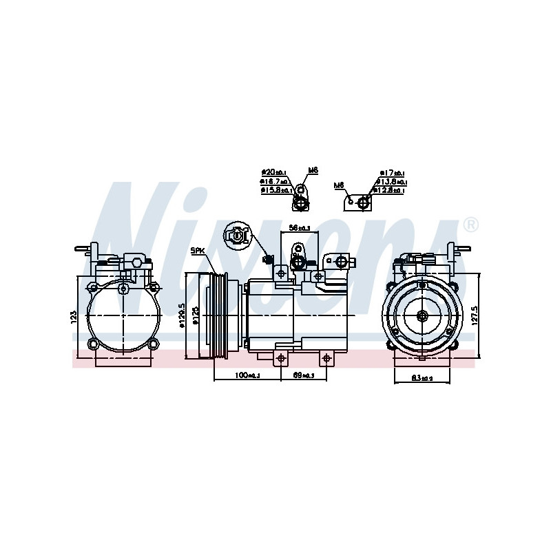 Compresseur de climatisation NISSENS