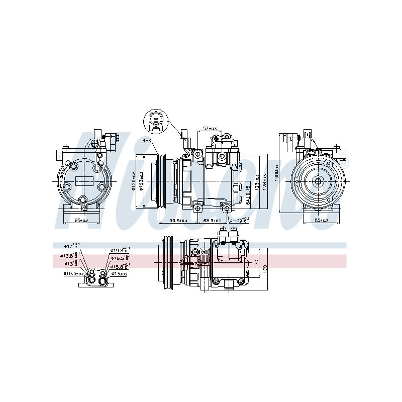 Compresseur de climatisation NISSENS