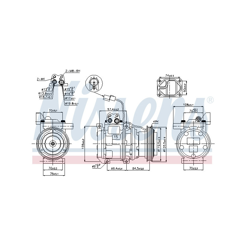 Compresseur de climatisation NISSENS