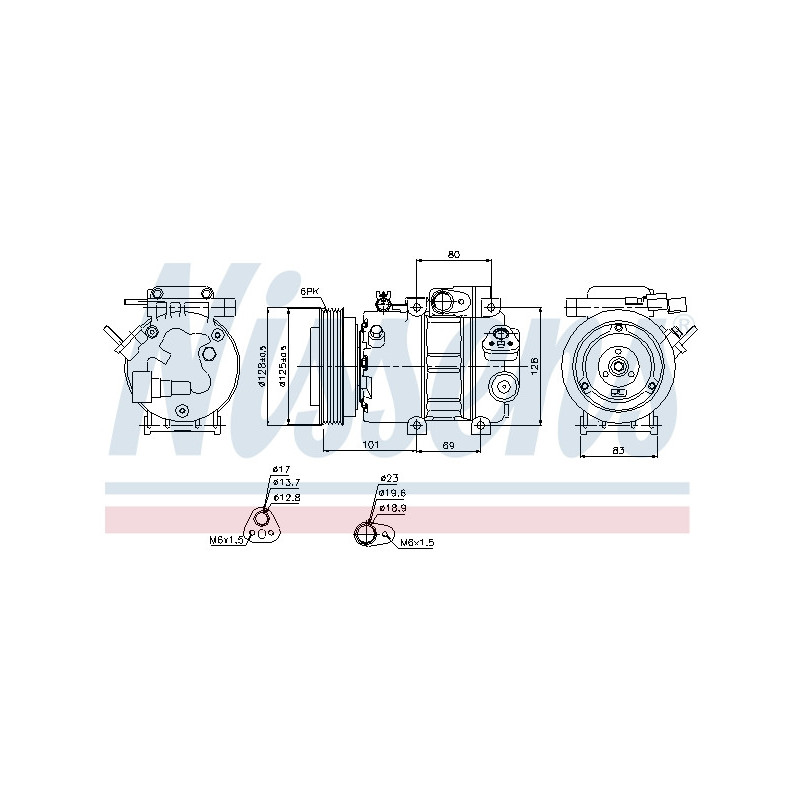 Compresseur de climatisation NISSENS