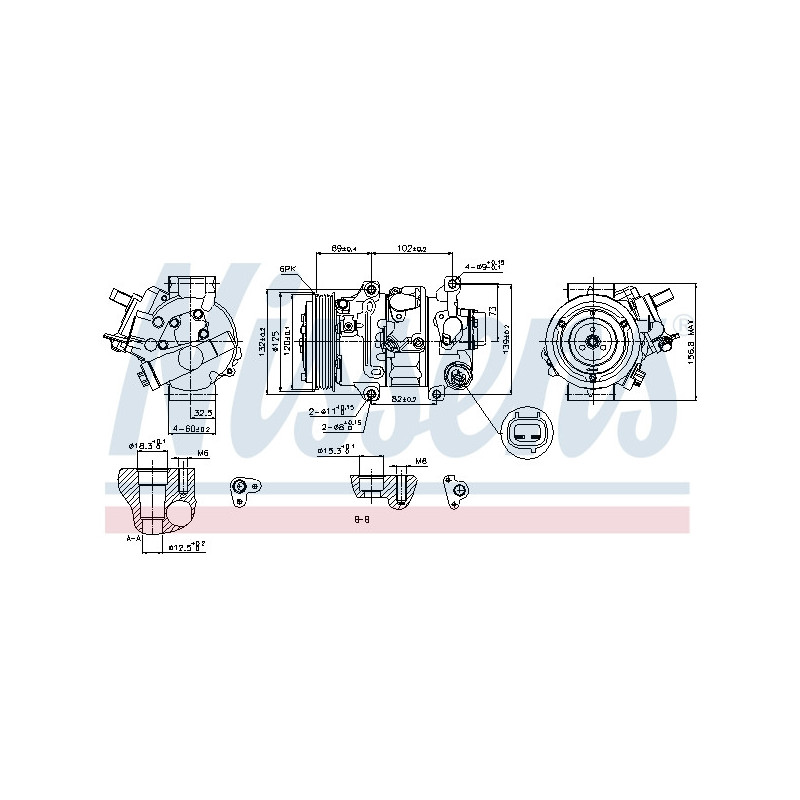 Compresseur de climatisation NISSENS
