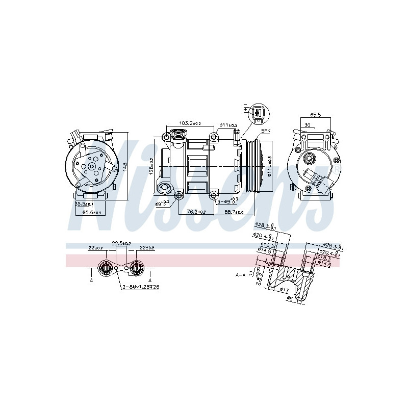 Compresseur de climatisation NISSENS
