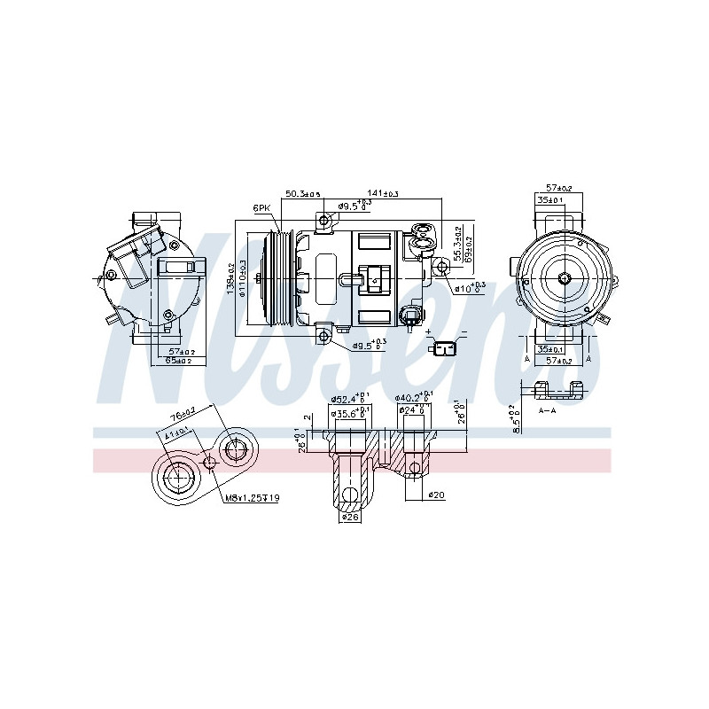 Compresseur de climatisation NISSENS