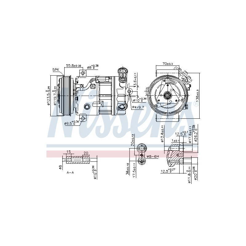 Compresseur de climatisation NISSENS