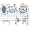 Compresseur de climatisation NISSENS