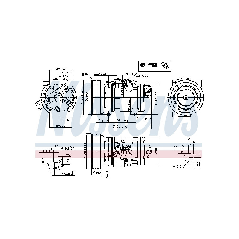 Compresseur de climatisation NISSENS
