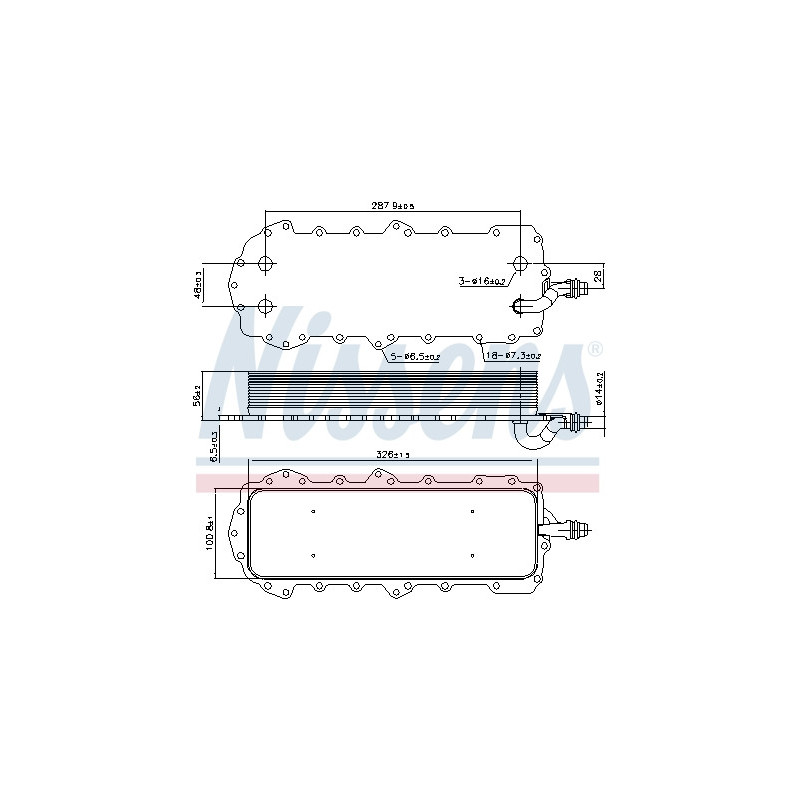 Radiateur d'huile NISSENS
