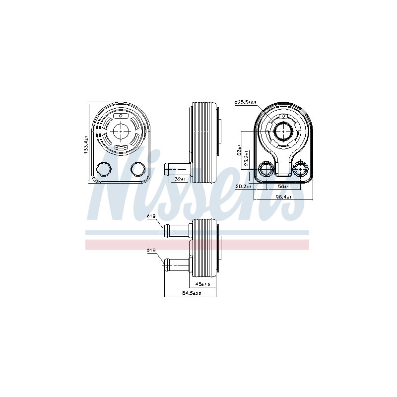Radiateur d'huile NISSENS
