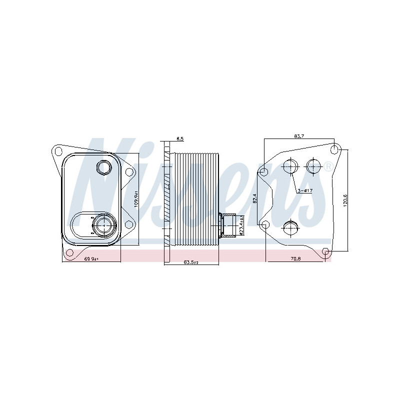 Radiateur d'huile NISSENS