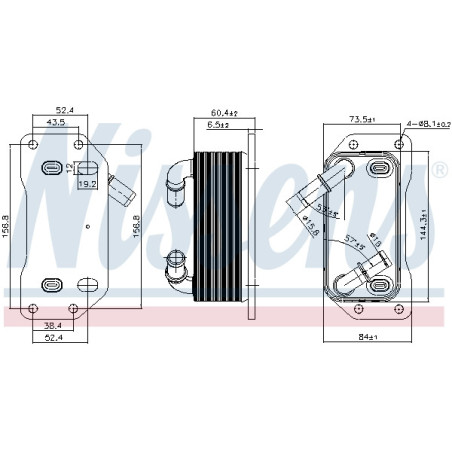 Radiateur d'huile NISSENS