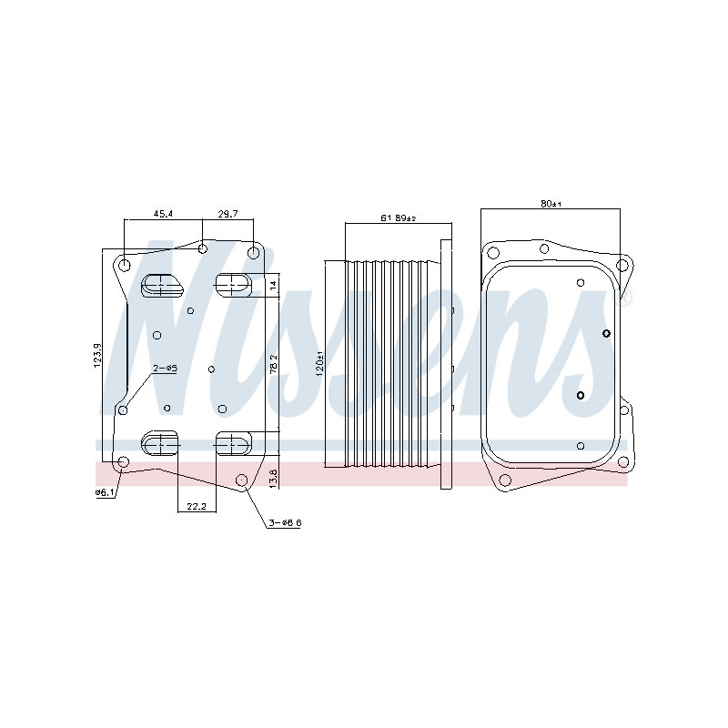 Radiateur d'huile NISSENS