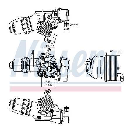 Radiateur d'huile NISSENS