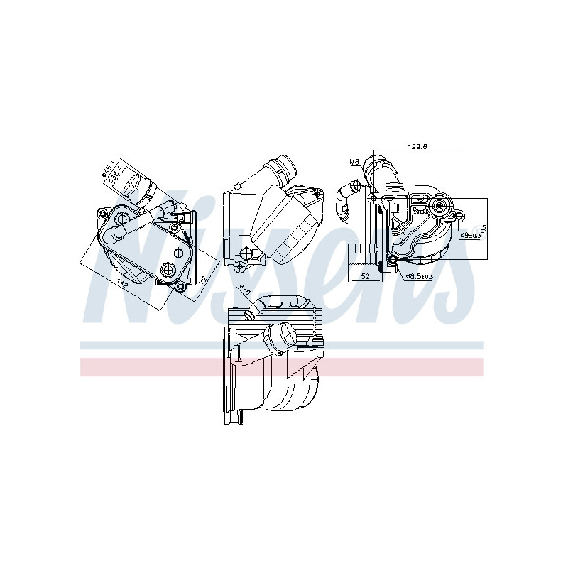 Radiateur d'huile NISSENS