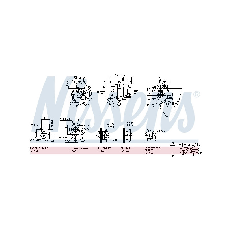 Turbocompresseur NISSENS