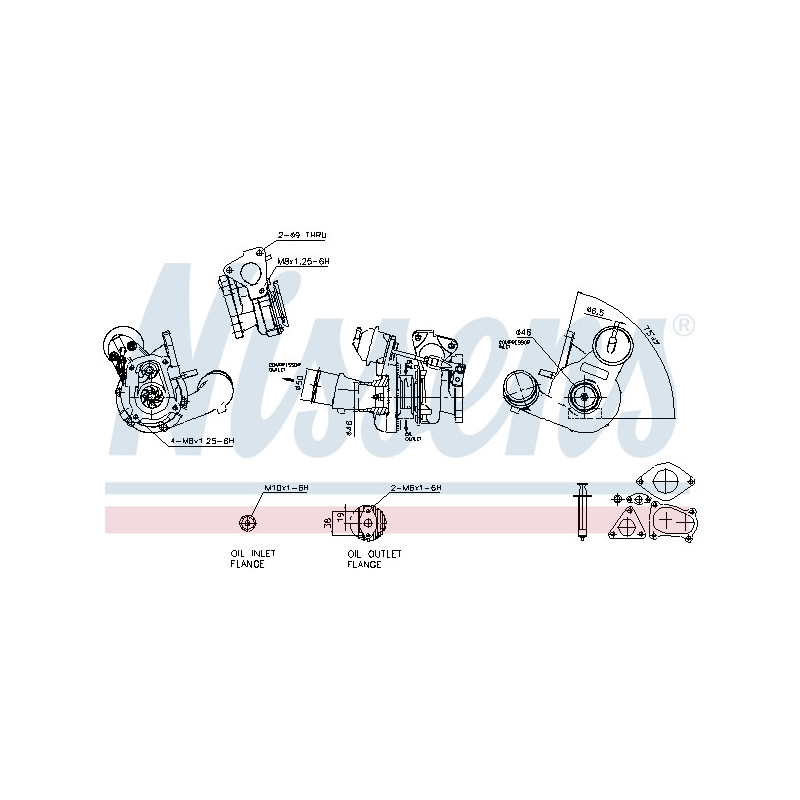 Turbocompresseur NISSENS