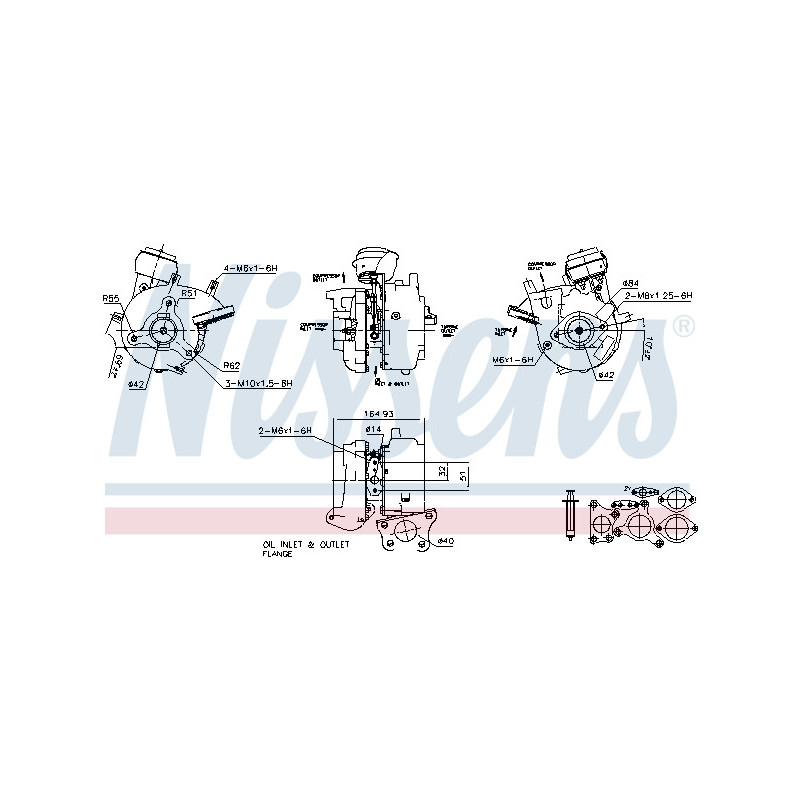 Turbocompresseur NISSENS